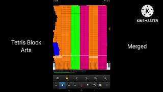 Tetris Block Arts Merged