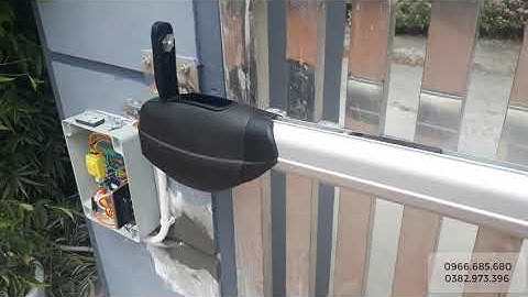 Hướng dẫn chi tiết lắp đặt cổng tay đòn tự động Roger