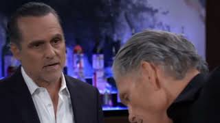 General Hospital Sonny warns Cyrus part 1