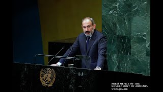 Armenian Prime Minister Addresses UN GA 73rd Session