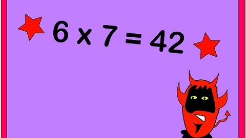 7 Times Table Chant - Adam Up Maths