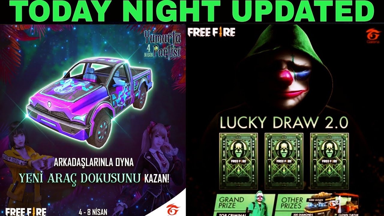Today Night Updated Lucky Draw 2.0 Coming Store Gaming