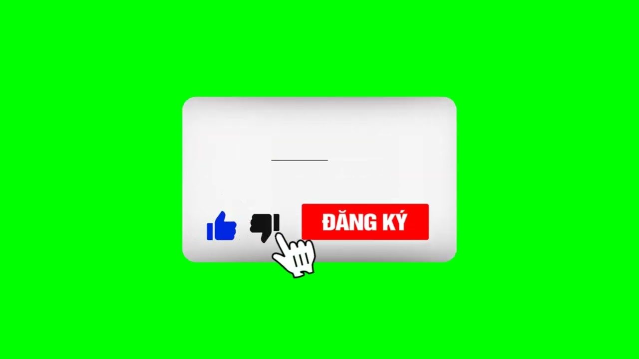 Nút đăng ký kênh nền xanh Không LOGO và Tên KÊNH ||... - youtube