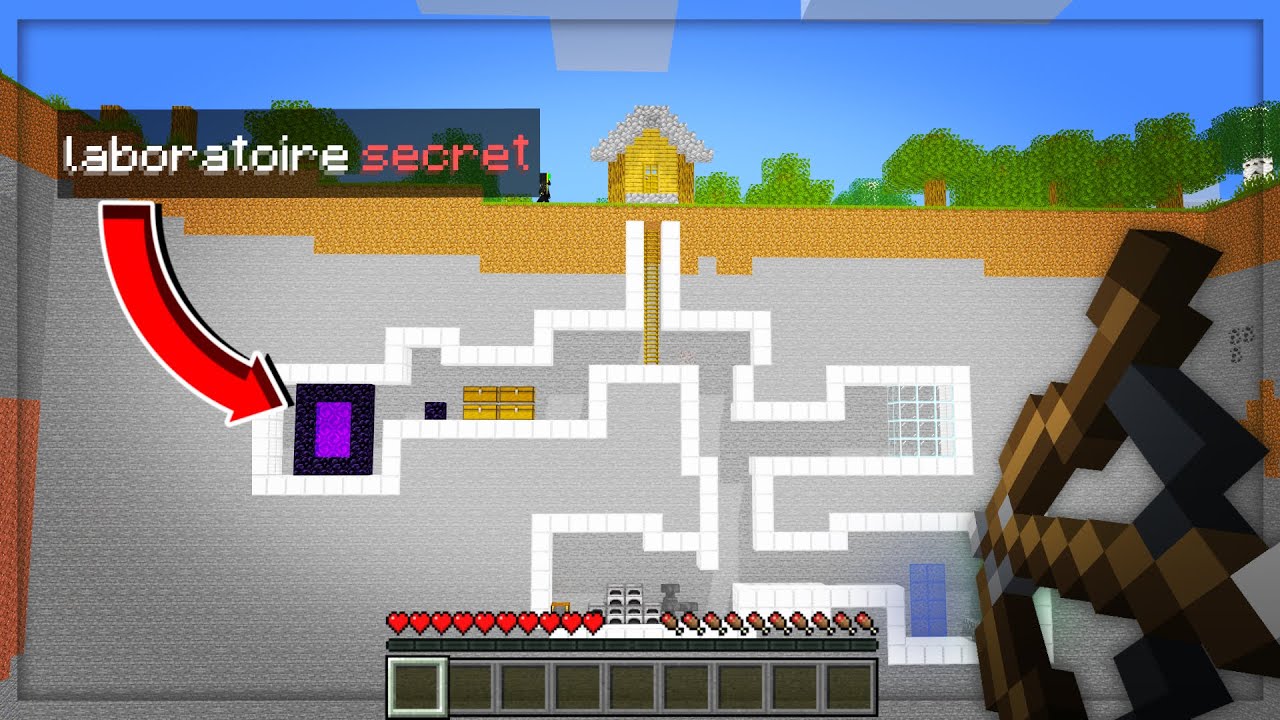 Comment Faire Un Laboratoire Secret Dans Minecraft