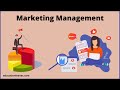What is marketing management  objectives  process