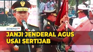 Panglima TNI Jenderal Agus Subiyanto Beri Pernyataan Usai Sertijab dari Laksamana Yudo