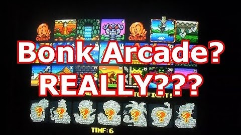 Bonks Adventure Pandoras Box V3 520 in 1 Arcade Gameplay