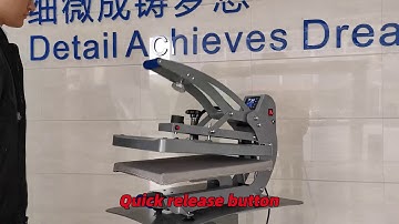 40x50cm Portrait Auto-open Heat Press Machine W/Slide-out Base -HP3804D F