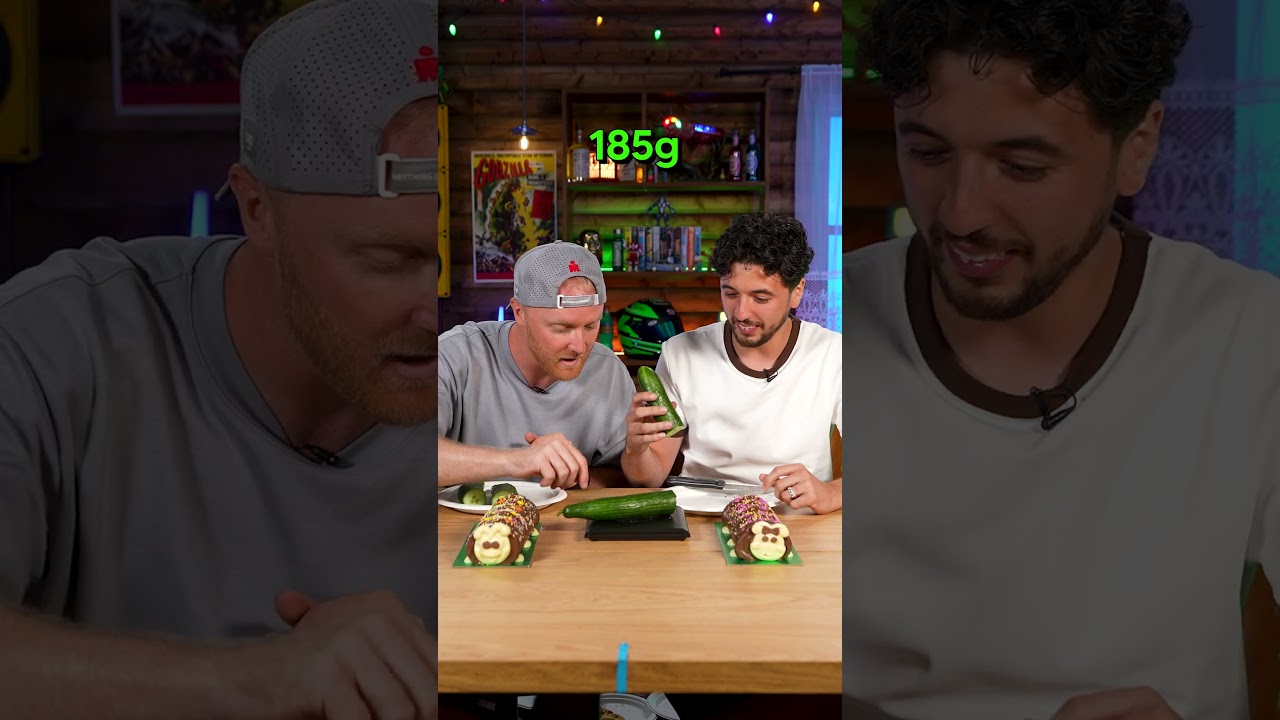 Theo Snaps a Cucumber PERFECTLY In Half!