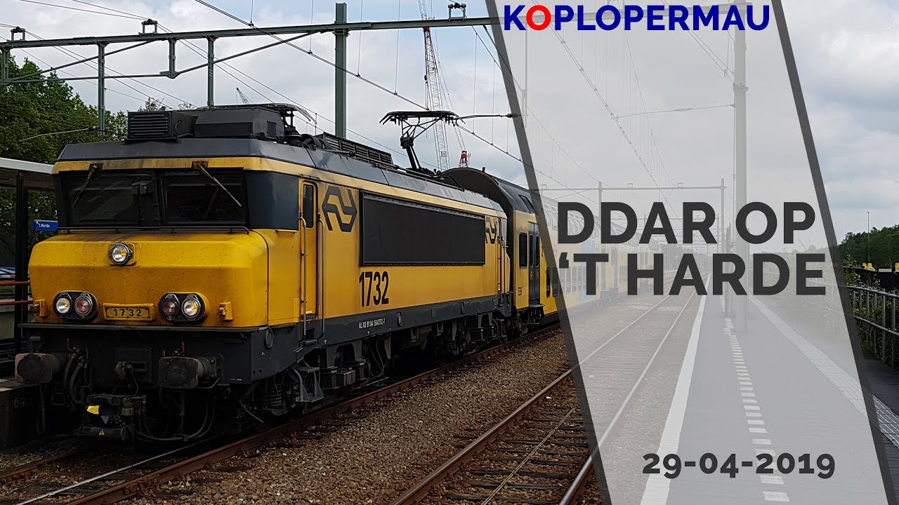 DDAR spotten op station 't Harde - 29 april 2019