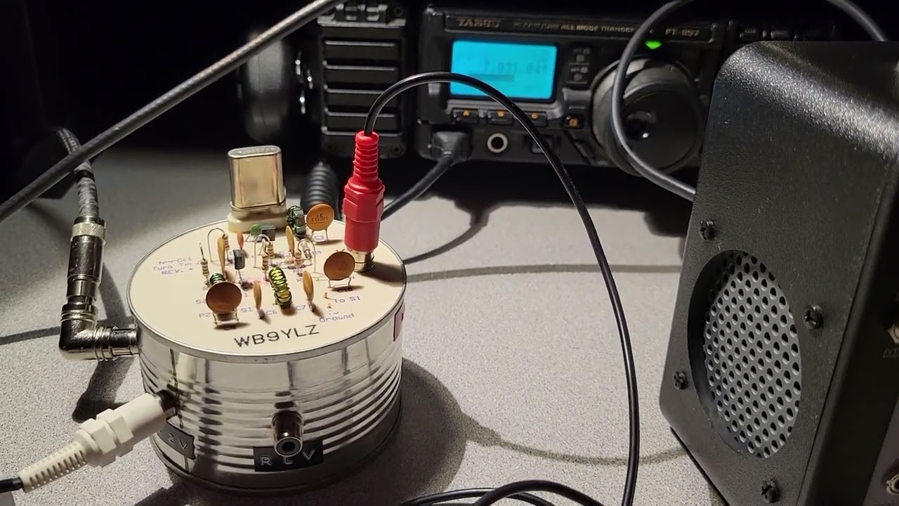 First QSO using Tuna Tin 2 with Jerry, W0PWE in IA on 7.030.  only 0.25 watts!