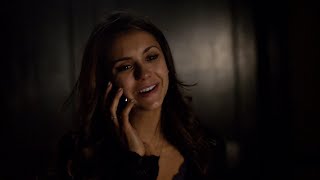 Tvd 5X16 - Elena And Damon Gossiping On The Phone Delena Scenes Hd