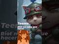 Riot buffeó Y nerfeó a Teemo en el mismo parche 😭 #LoL #Parche2611 | mewmiss
