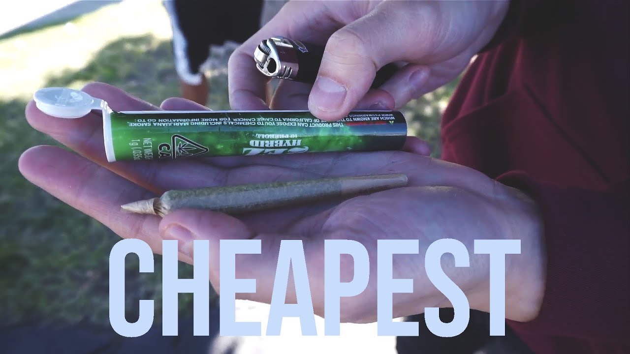 smoking the CHEAPEST gram joint at the DISPENSARY