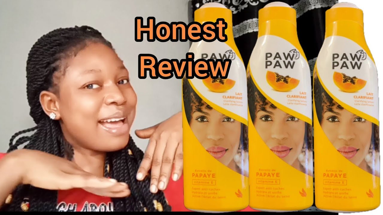 Paw Paw lightening lotion// Paw paw lotion review skincare review YouTube