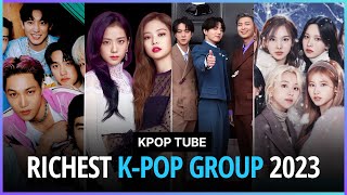 Who is the Richest K pop Group 2023❓Top 5 richest k pop Group 2023 ★ #exo #bts #blackpink #twice Profile