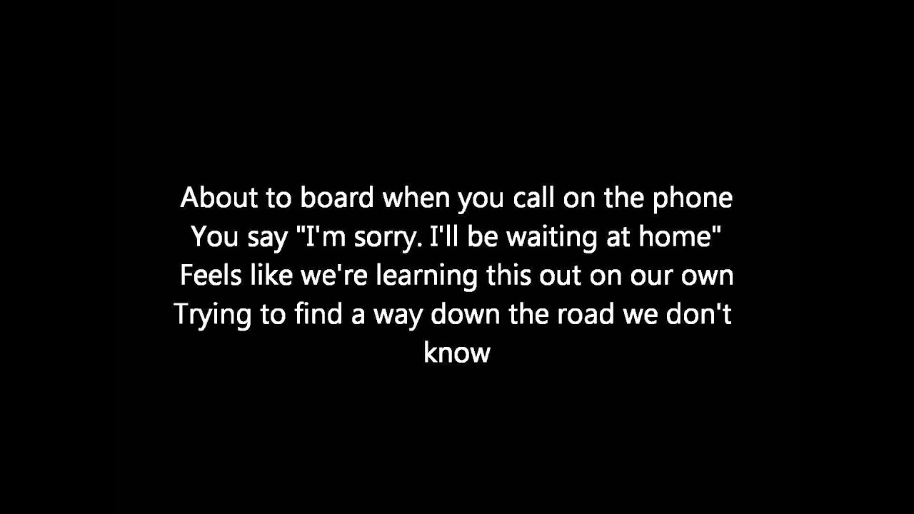 Mat Kearney - Ships In The Night Lyrics HQ