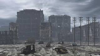 Post Apocalyptic City | ASMR Nuclear Dark Ambience | 2h