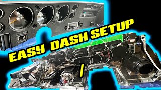 Installing Dakota Digital, Vintage Air, Retro Stereo For 72 Chevelle Project