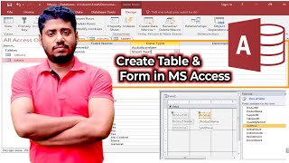 Create Table &amp; Form in MS Access || MS Access bengali Tutorial || MS Access Table &amp; Form