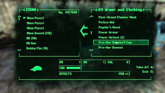 Fallout 3 Cheats/Console Commands 