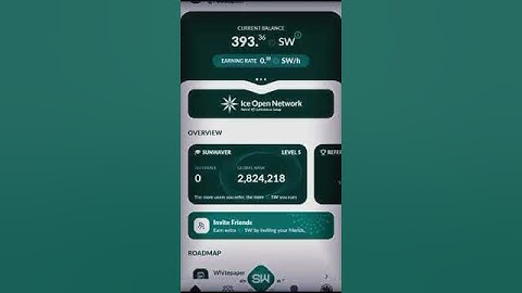 Sunwaves Token mining |Ice Network New mining app2024 Hamster alternative#fifamobile#binance#bitcoin