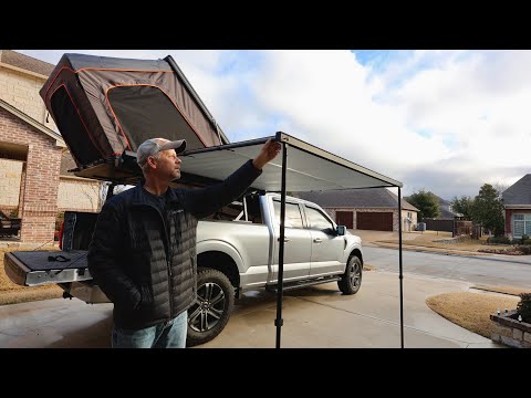 Rooftop tent awning repair &amp; Benehike aluminum awning review