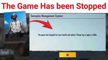 pubg the game has been stopped problem - pubg the game has stopped for your health and safety