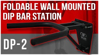 Foldable Wall Mounted Dip Bar Station | Valor Fitness