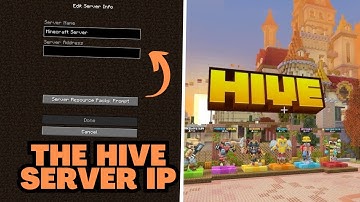 Minecraft The Hive Server IP Address 2025