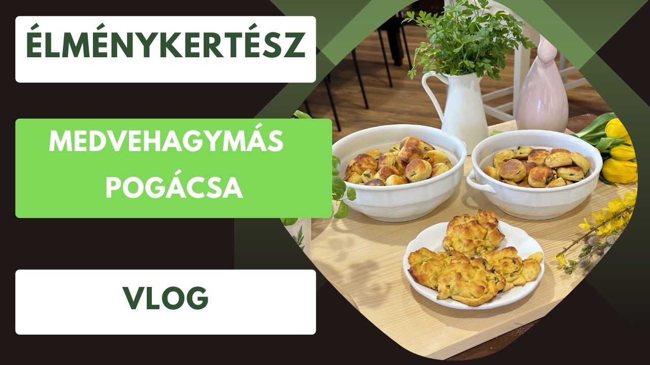 Medvehagymás krumplis pogácsa a Tulipánkuckóból