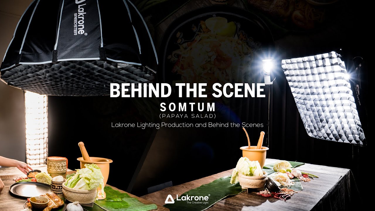BEHIND THE SCENE | SOMTUM VIDEO PRODUCTION by Lakrone เบื้องหลังการถ่ายงานด้วยไฟสตูดิโอแบบลาครอน