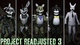 Project Readjusted 3 - Ending, All Jumpscares, Bonuses/Extras