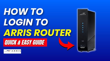 How to Login to Arris Router Settings Page