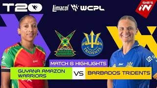 WCPL Highlights: Guyana Warriors Women Beat Barbados Royals Women by 5 Wickets