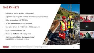 Hilti Bangladesh Tested Firestop System Webinar Recording