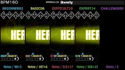 DDR / Qwerty - SINGLE (DanceDanceRevolution A3)