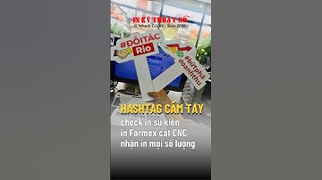 Biển cầm tay check in sự kiện đối tác sàn TMĐT MCN Multi-channel Network - In Kỹ Thuật Số Since 2006