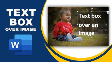 how to put a text box over an image in word