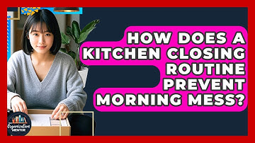 How Does A Kitchen Closing Routine Prevent Morning Mess? - Your Organization Mentor