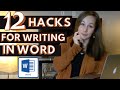 12 TIPS for Writing a Novel in WORD | These are 12 Microsoft Word Features You Need to Know!