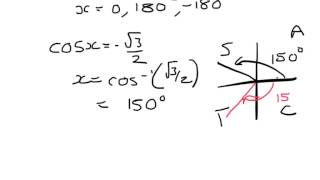 C2 Summer 2007 Q8(trig eqn log)