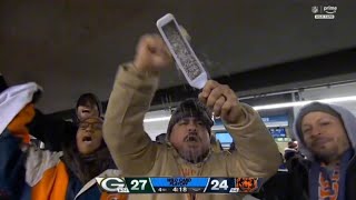 Bears fan grates cheese at playoff game vs Packers 