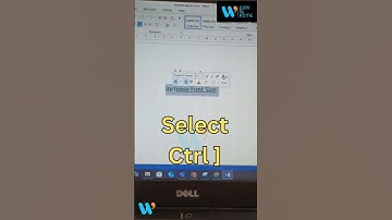 1 SecTrick to Increase Font Size in MS Word#msword #tricks #shorts #techhacks #viral #viralvideo