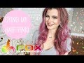 Dying my hair PINK using Arctic Fox hair dye video!