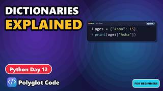 Details Python Dictionaries Explained Like You're 10 | Day 12 Python From Zero Guide