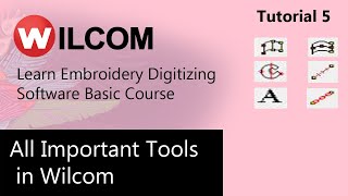 All Important Tools in Wilcom