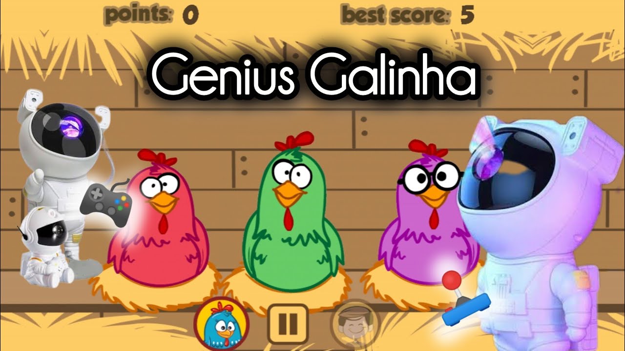 Jogando Apps Perdidos Da Galinha Pintadinha - EP05: Genius Galinha - Leia A Descrição