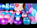 ASMR GALAXY FOOD *EDIBLE WATER BOTTLE, JEWELRY CANDY MARSHMALLOW, JELLY 먹방 EATING SOUNDS MUKBANG 咀嚼音