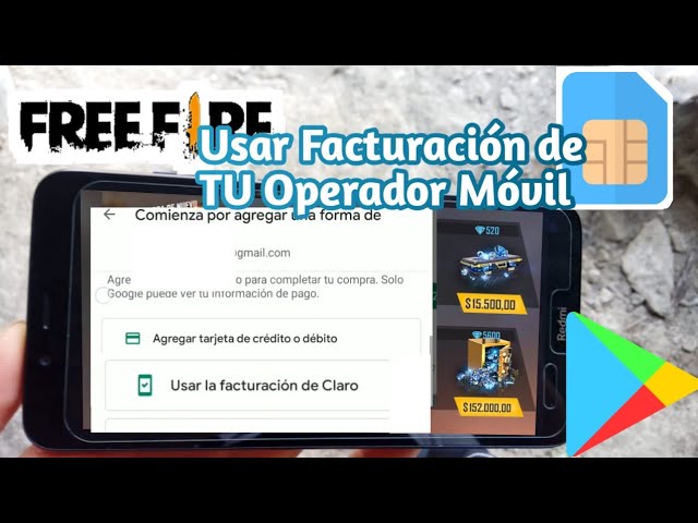 Recarga FreeFire con tu celular